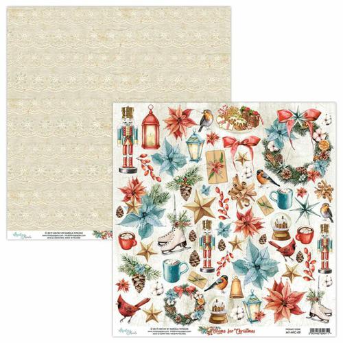 PAPEL RECORTABLES 07 HOME FOR CHRISTMAS MINTAY 30X30CM
